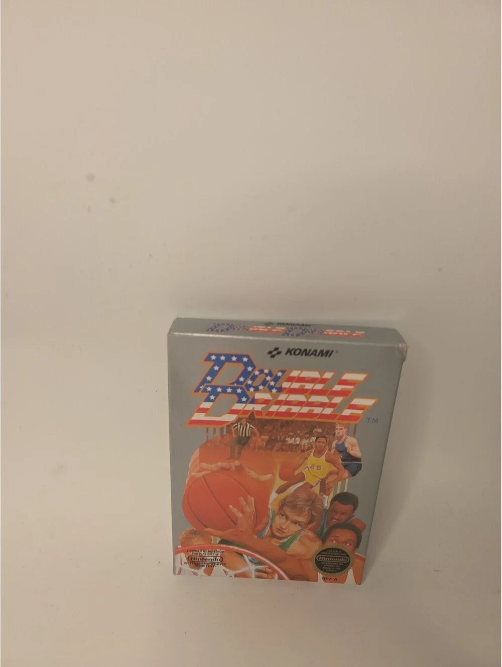 DOUBLE DRIBBLE Nintendo NES Game Complete In Box Authentic! Excellent